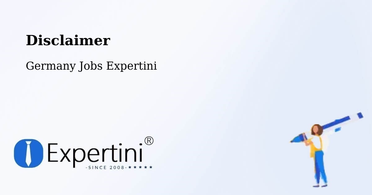 Disclaimer – Oldenburg In Holstein - Germany Jobs Expertini