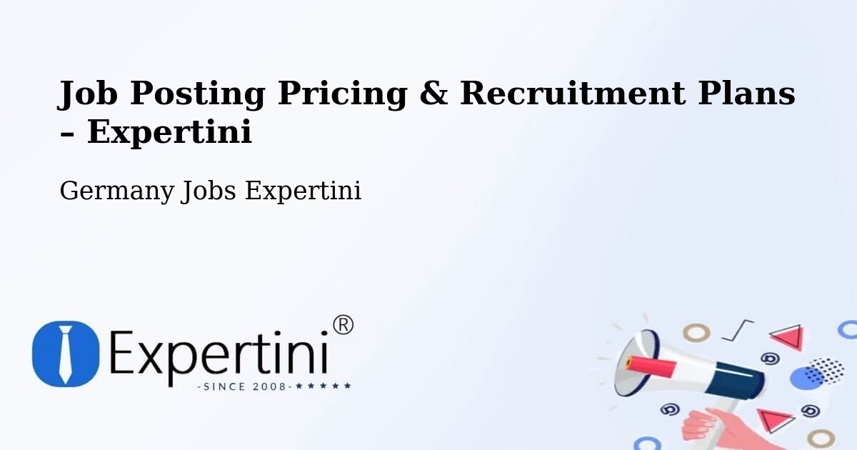 Job Posting Pricing & Recruitment Plans – Oldenburg In Holstein - Oldenburg In Holstein, Germany Jobs Expertini